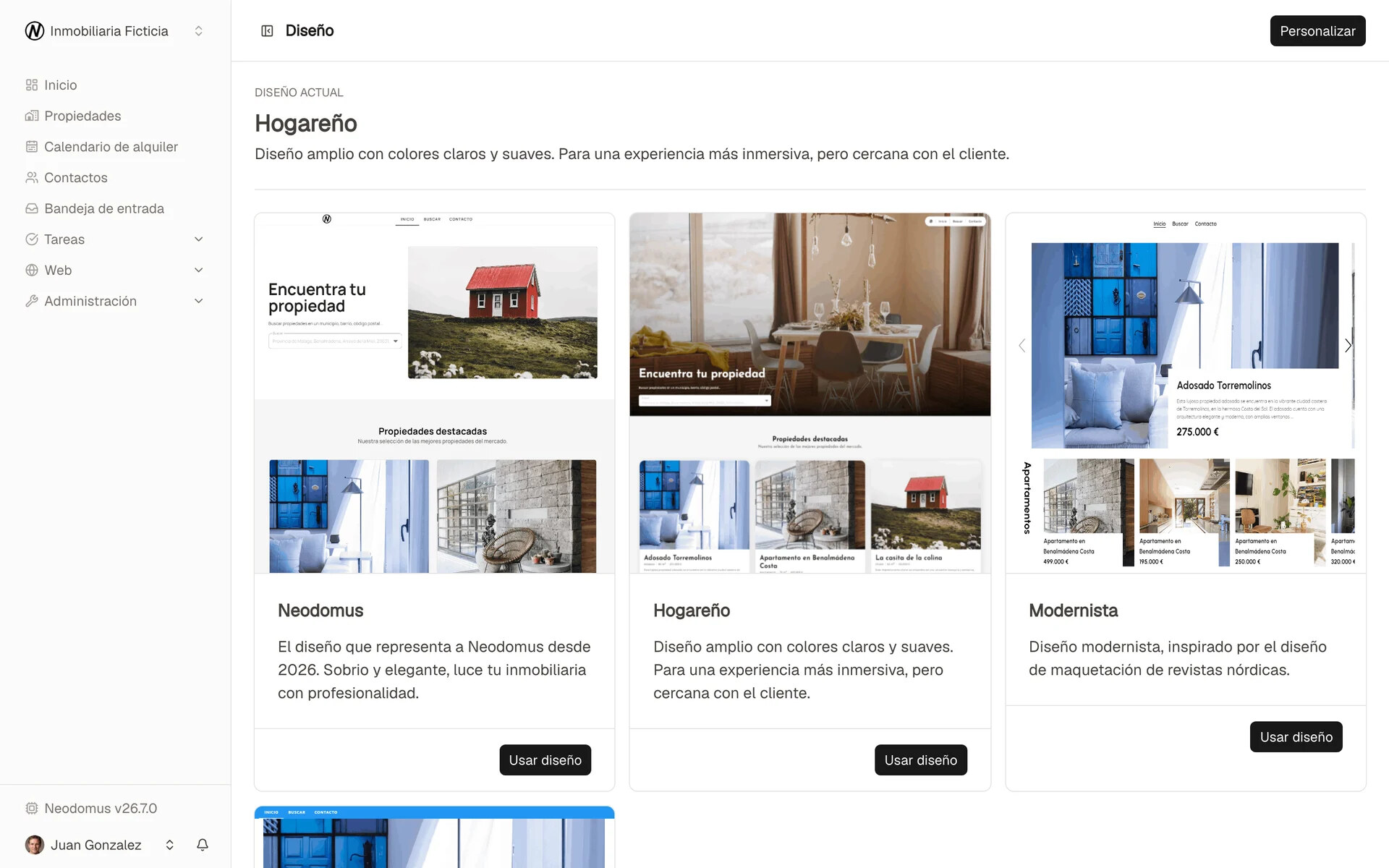 Una web con la identidad de tu inmobiliaria