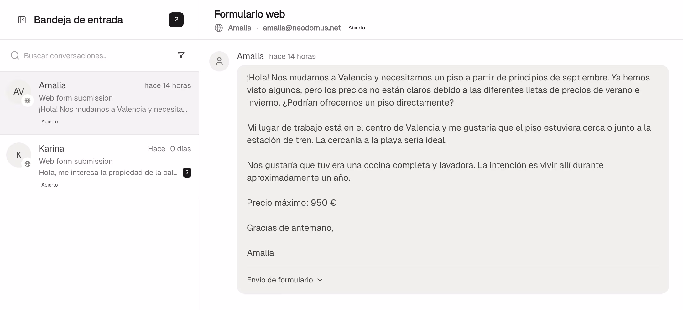 Todas tus conversaciones en una sola bandeja